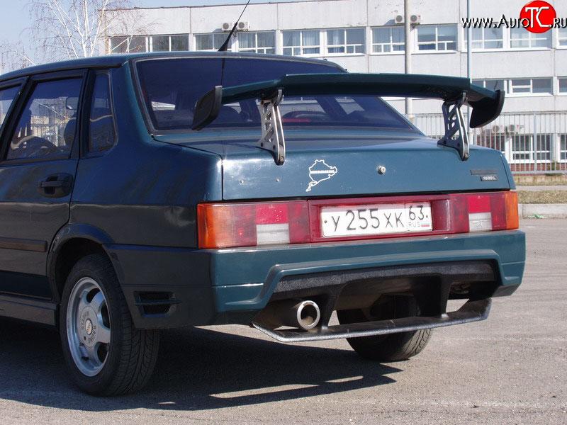5 699 р. Задний бампер Рузанов Лада 2115 (1997-2012) (Неокрашенный)  с доставкой в г. Кемерово