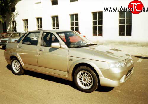 3 899 р. Комплект накладок на двери Elegance Лада 2110 седан (1995-2007) (Неокрашенные)  с доставкой в г. Кемерово