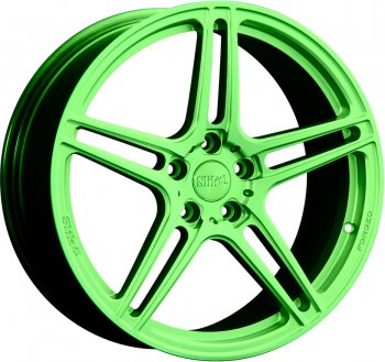 Кованый диск Slik PREMIUM L-726 7.5x17  (RAL 6038 ярко-зеленый (6038))