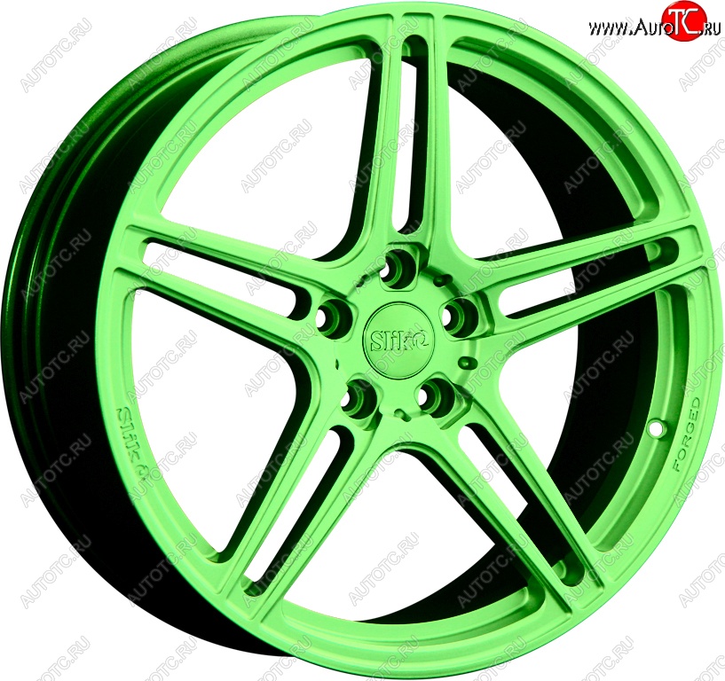 20 749 р. Кованый диск Slik PREMIUM L-726 7.5x17   (RAL 6038 ярко-зеленый (6038))  с доставкой в г. Кемерово
