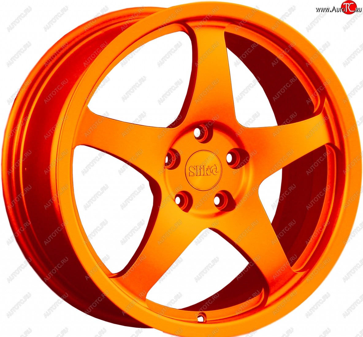 22 299 р. Кованый диск Slik Classic L-806 8.0x18   (Ярко оранжевый (ORANGE))  с доставкой в г. Кемерово