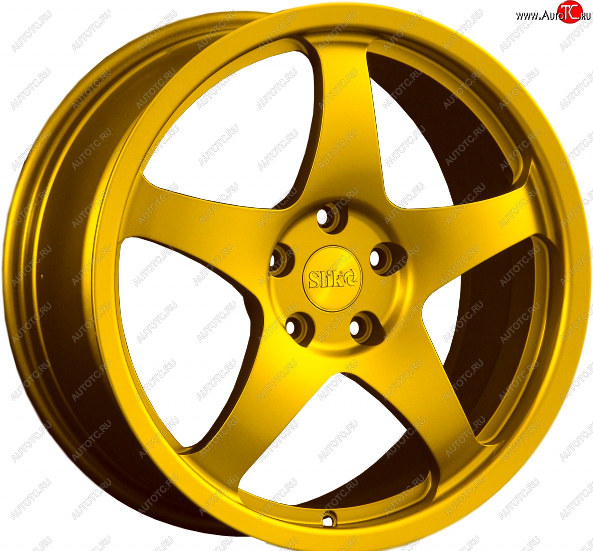 22 299 р. Кованый диск Slik Classic L-806 8.0x18   (Ярко желтый RAL1021 (YELLOW))  с доставкой в г. Кемерово