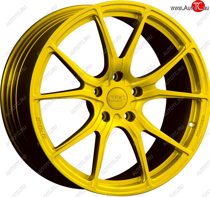 43 319 р. Кованый диск Slik PREMIUM L-916 9.0x19   (Candy ярко-желтый (Candy YELLOW))  с доставкой в г. Кемерово