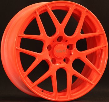 Кованый диск Slik premium R17x7.5 RAL 3026 ярко алый (3026) 7.5x17  (Цвет: 3026)