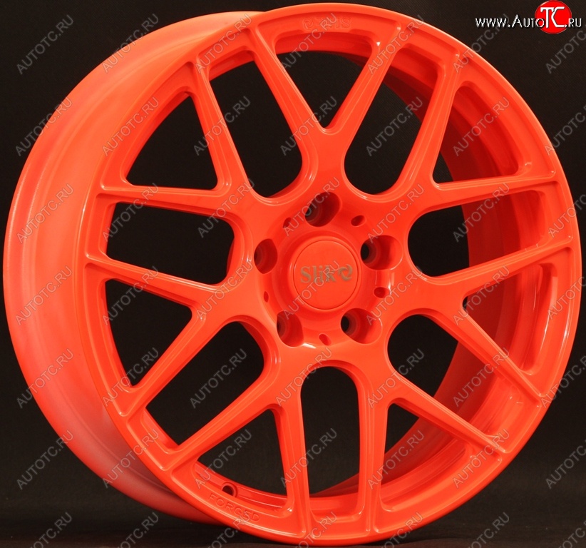 25 999 р. Кованый диск Slik premium R17x7.5 RAL 3026 ярко алый (3026) 7.5x17   (Цвет: 3026)  с доставкой в г. Кемерово
