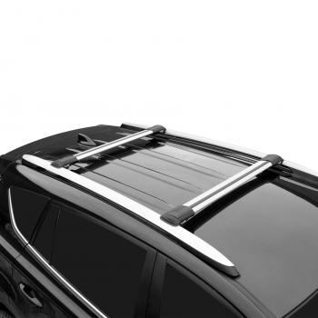 14 199 р. Багажник в сборе LUX Хантер L56  Acura MDX  YD2 (2006-2013), CITROEN Berlingo  B9 (2008-2022), Mercedes-Benz GLE class ( C292,  W167) (2015-2025), Mercedes-Benz ML class  W166 (2011-2015), Nissan Liberty (2001-2004), Nissan Pathfinder  R52 (2012-2017), Peugeot Partner  Tepee (2008-2018) (аэро-трэвэл (104-114 см и 110-120 см), серый)  с доставкой в г. Кемерово. Увеличить фотографию 3