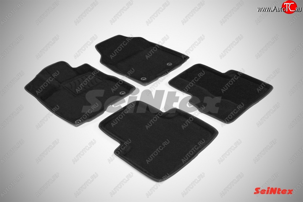 6 929 р. Комплект ковриков в салон 3D с текстильным покрытием Seintex  Acura RDX  TB3, TB4 (2012-2018) дорестайлинг, рестайлинг  с доставкой в г. Кемерово