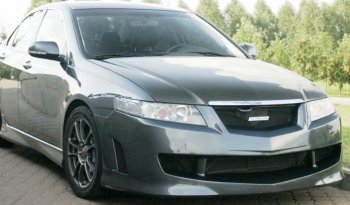 8 399 р. Бампер передний Mugen Style Acura TSX CL9 седан (2003-2008) (Неокрашенный)  с доставкой в г. Кемерово. Увеличить фотографию 2