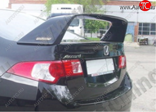7 699 р. Спойлер багажника MV tuning (высокий, var №1)  Acura TSX  CU2 (2008-2014), Honda Accord  8 CU (2008-2011) (Неокрашенный)  с доставкой в г. Кемерово
