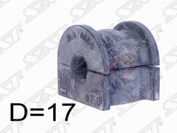 Резиновая втулка заднего стабилизатора SAT (d17 mm) Honda Accord 8 CU седан дорестайлинг (2008-2011)