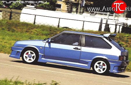 2 299 р. Пороги накладки ZestLine Лада 2108 (1984-2003) (Неокрашенные)  с доставкой в г. Кемерово
