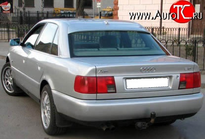 3 349 р. Козырёк STW Style на заднее лобовое стекло автомобиля Audi 100 С4 седан (1990-1995) (Неокрашенный)  с доставкой в г. Кемерово