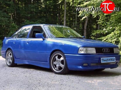 5 099 р. Пороги накладки RS Audi 80 B4 седан (1992-1996) (Неокрашенные)  с доставкой в г. Кемерово