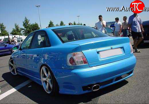 4 999 р. Накладка заднего бампера Audi A4 B5 8D2 седан 2-ой рестайлинг (1999-2001)  с доставкой в г. Кемерово