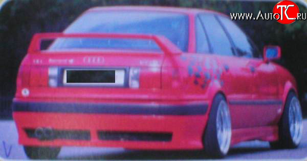 4 399 р. Накладка заднего бампера Sport Audi 80 B3 седан (1986-1991)  с доставкой в г. Кемерово