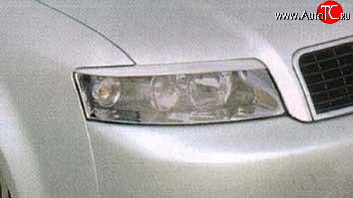 999 р. Реснички СT на фары Audi A4 B6 седан (2000-2006) (Неокрашенные)  с доставкой в г. Кемерово