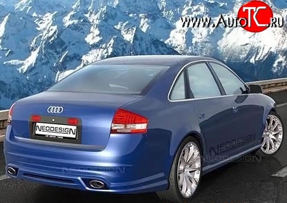 12 599 р. Задний бампер Magnus Style Audi A6 C5 дорестайлинг, седан (1997-2001) (Неокрашенный)  с доставкой в г. Кемерово