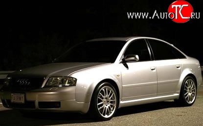 4 749 р. Пороги накладки Vortex Audi A6 C5 дорестайлинг, седан (1997-2001) (Неокрашенные)  с доставкой в г. Кемерово