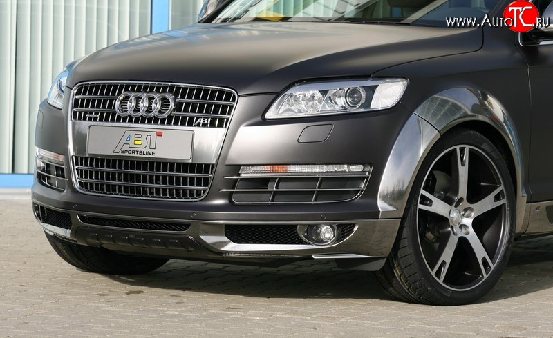 15 799 р. Накладка переднего бампера ABT Audi Q7 4L дорестайлинг (2005-2009)  с доставкой в г. Кемерово