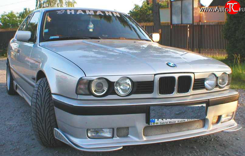 5 399 р. Накладка переднего бампера Classic BMW 5 серия E34 седан дорестайлинг (1988-1994)  с доставкой в г. Кемерово