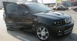 21 499 р. Передний бампер Тарантул BMW X5 E53 дорестайлинг (1999-2003) (Неокрашенный)  с доставкой в г. Кемерово. Увеличить фотографию 3
