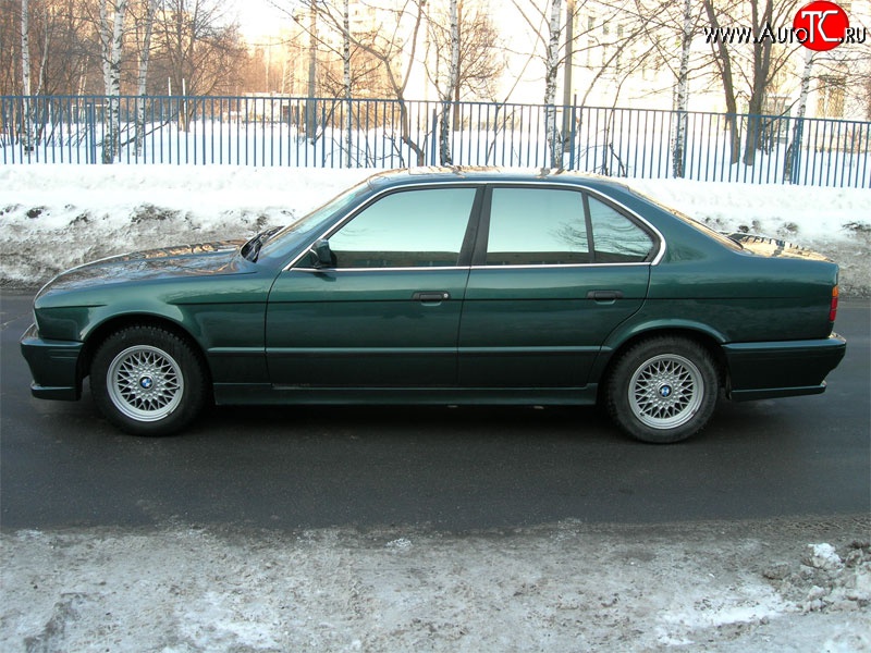 2 849 р. Пороги накладки Concept BMW 5 серия E34 седан дорестайлинг (1988-1994) (Неокрашенные)  с доставкой в г. Кемерово