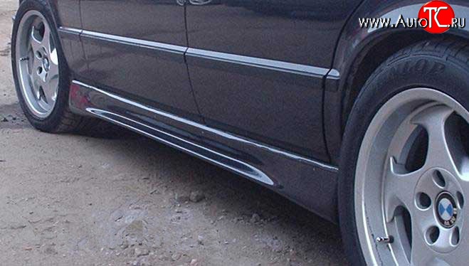 3 049 р. Пороги накладки Mugen BMW 5 серия E34 седан дорестайлинг (1988-1994)  с доставкой в г. Кемерово
