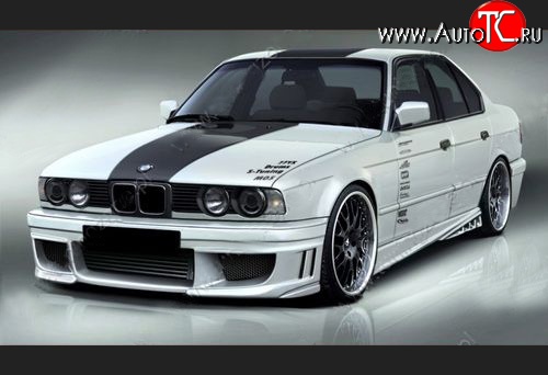 8 899 р. Передний бампер Turbo BMW 5 серия E34 седан дорестайлинг (1988-1994)  с доставкой в г. Кемерово