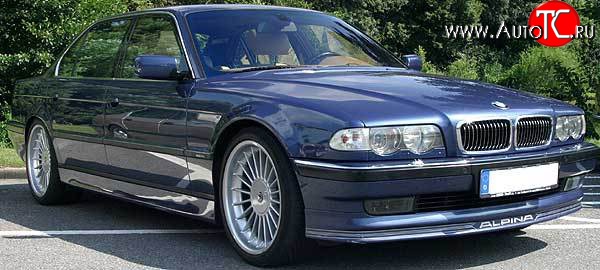 4 399 р. Накладка Alpine на передний бампер BMW 7 серия E38 дорестайлинг, седан (1994-1998)  с доставкой в г. Кемерово