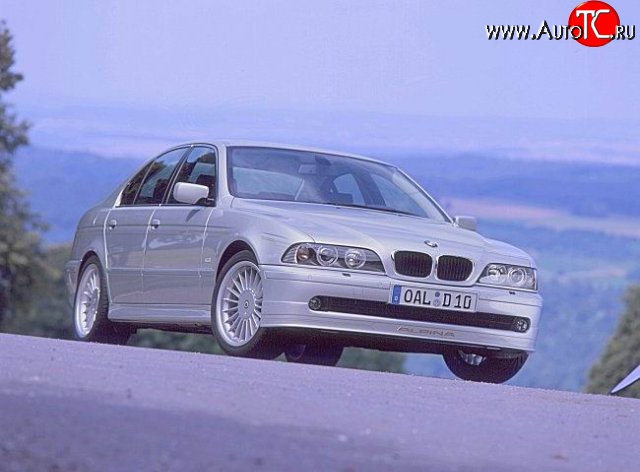 4 399 р. Накладка Alpine на передний бампер BMW 5 серия E39 седан рестайлинг (2000-2003)  с доставкой в г. Кемерово