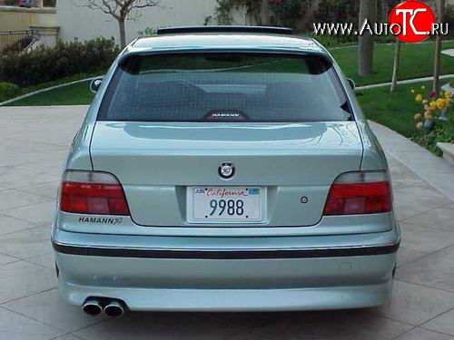 4 399 р. Накладка заднего бампера Driver BMW 5 серия E39 седан дорестайлинг (1995-2000)  с доставкой в г. Кемерово