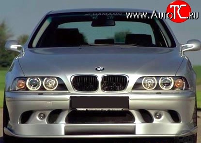 5 749 р. Накладка переднего бампера HAMANN Competition BMW 5 серия E39 седан дорестайлинг (1995-2000) (Неокрашенная)  с доставкой в г. Кемерово