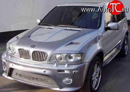 18 449 р. Передний бампер HARGE Style BMW X5 E53 дорестайлинг (1999-2003) (Неокрашенный)  с доставкой в г. Кемерово