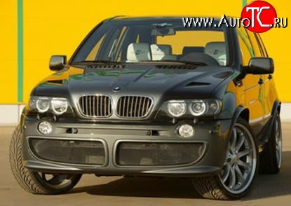 19 649 р. Передний бампер HARGE BMW X5 E53 дорестайлинг (1999-2003) (Неокрашенный)  с доставкой в г. Кемерово