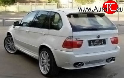 19 649 р. Задний бампер HARGE BMW X5 E53 дорестайлинг (1999-2003) (Неокрашенный)  с доставкой в г. Кемерово