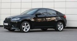 4 749 р. Накладки Global-Tuning на передний бампер автомобиля  BMW X6  E71 (2008-2014) дорестайлинг, рестайлинг (Неокрашенная)  с доставкой в г. Кемерово. Увеличить фотографию 10