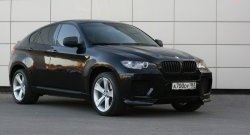 4 749 р. Накладки Global-Tuning на передний бампер автомобиля  BMW X6  E71 (2008-2014) дорестайлинг, рестайлинг (Неокрашенная)  с доставкой в г. Кемерово. Увеличить фотографию 2