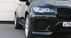 4 749 р. Накладки Global-Tuning на передний бампер автомобиля  BMW X6  E71 (2008-2014) дорестайлинг, рестайлинг (Неокрашенная)  с доставкой в г. Кемерово. Увеличить фотографию 8