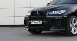4 749 р. Накладки Global-Tuning на передний бампер автомобиля  BMW X6  E71 (2008-2014) дорестайлинг, рестайлинг (Неокрашенная)  с доставкой в г. Кемерово. Увеличить фотографию 9