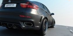 25 849 р. Комплект насадок на глушитель Interceptor  BMW X6  E71 (2008-2014) дорестайлинг, рестайлинг  с доставкой в г. Кемерово. Увеличить фотографию 2