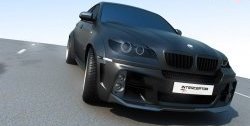 21 999 р. Передний бампер Interceptor BMW X6 E71 дорестайлинг (2008-2012) (Неокрашенный)  с доставкой в г. Кемерово. Увеличить фотографию 4
