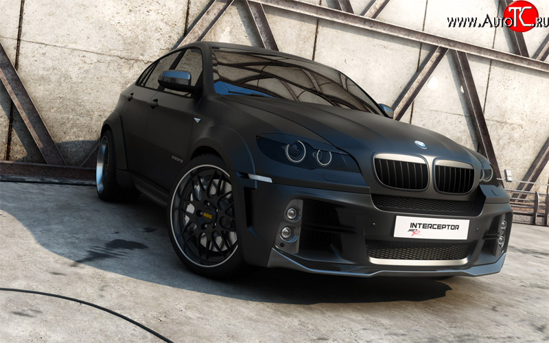 5 199 р. Юбка переднего бампера  BMW X6  E71 (2008-2014) дорестайлинг, рестайлинг (Из стеклопластика, Неокрашенная)  с доставкой в г. Кемерово