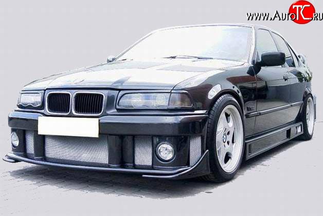 7 299 р. передний бампер CarZone-CONCEPT BMW 3 серия E36 седан (1990-2000)  с доставкой в г. Кемерово