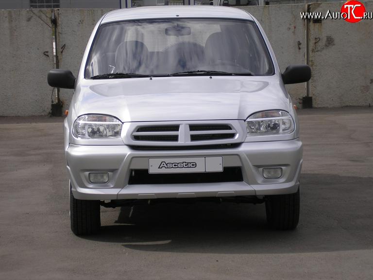 1 149 р. Маска радиатора Аскет Chevrolet Niva 2123 дорестайлинг (2002-2008) (Неокрашенная)  с доставкой в г. Кемерово