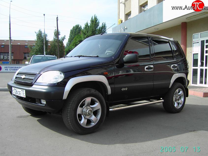 3 299 р. Арки крыльев Аскет  Chevrolet Niva  2123 (2002-2008), Лада 2123 (Нива Шевроле) (2002-2008) (Неокрашенные)  с доставкой в г. Кемерово
