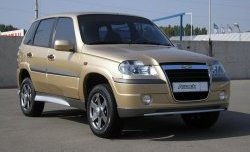 4 799 р. Передний бампер Атака Chevrolet Niva 2123 дорестайлинг (2002-2008) (Неокрашенный)  с доставкой в г. Кемерово. Увеличить фотографию 2