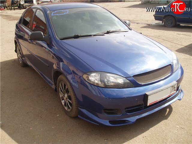 3 799 р. Накладка переднего бампера CT-1 Chevrolet Lacetti хэтчбек (2002-2013) (Неокрашенная)  с доставкой в г. Кемерово