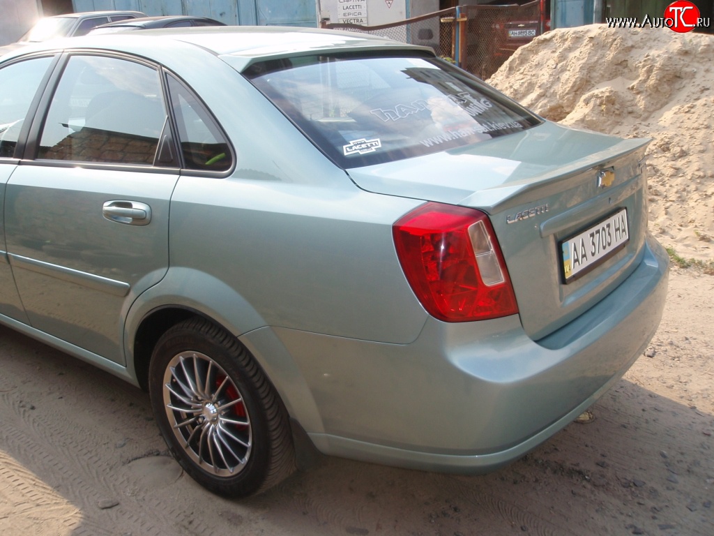 2 699 р. Спойлер CTS Chevrolet Lacetti седан (2002-2013) (Неокрашенный)  с доставкой в г. Кемерово
