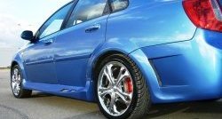 3 449 р. Задний бампер Крестоносец Chevrolet Lacetti седан (2002-2013) (Неокрашенный)  с доставкой в г. Кемерово. Увеличить фотографию 2