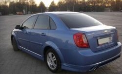 5 949 р. Накладка заднего бампера Stereet Edition Chevrolet Lacetti седан (2002-2013) (Неокрашенная)  с доставкой в г. Кемерово. Увеличить фотографию 2